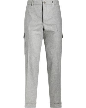 Barba Napoli Trousers Virgin Wool - Grey