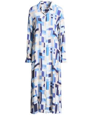 Ottod'Ame Maxi Dress Viscose - Blue