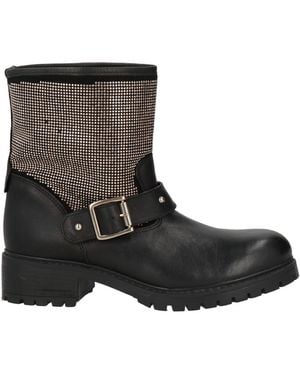 Anna Fidanza Ankle Boots Leather - Black