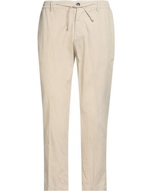 DETWELVE Pants Cotton, Linen, Elastane - Natural