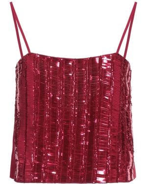 Pinko Garnet Top Polyester - Red