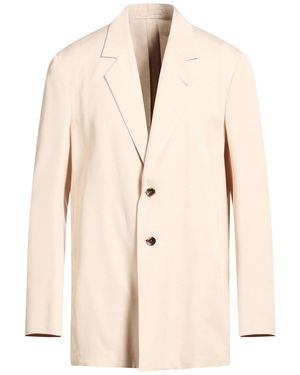 Lardini Ivory Blazer Viscose, Silk - Natural