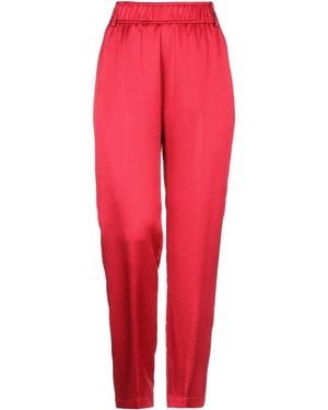 SEVENTY VENEZIA Pants Viscose, Wool - Red