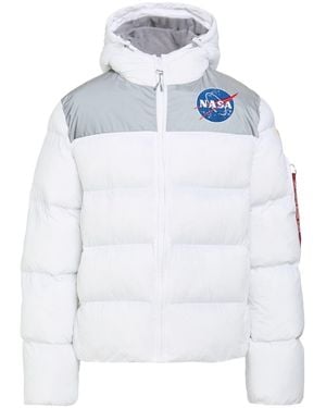 Alpha Industries Puffer Nylon, Polyamide - White