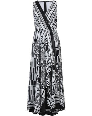 CAMILLA Maxi Dress Polyester, Polyamide, Elastane - White