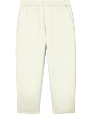 COS Elasticated Twill Pants - White