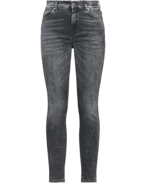 Grifoni Denim Pants - Gray