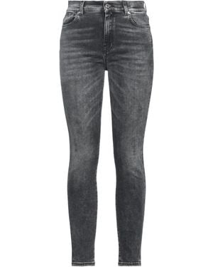 Grifoni Denim Pants - Gray
