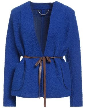Rebel Queen Jacket Polyester, Virgin Wool - Blue