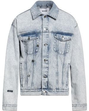 MSGM Denim Outerwear - Blue