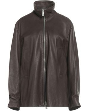 Giorgio Brato Chocolate Jacket Leather - Brown