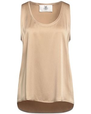 DMN Paris Sand Top Acetate, Viscose - Natural
