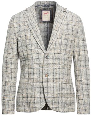 Bob Light Blazer Virgin Wool, Cotton, Polyester - Gray