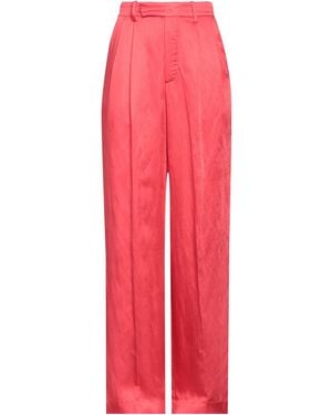 Laurence Bras Trousers Bemberg, Linen, Modal - Red