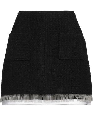 N°21 Mini Skirt Acrylic, Wool, Polyester, Cotton - Black