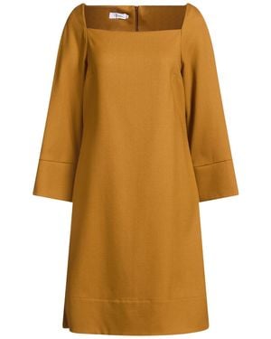 Barba Napoli Mini Dress Virgin Wool, Elastane - Natural