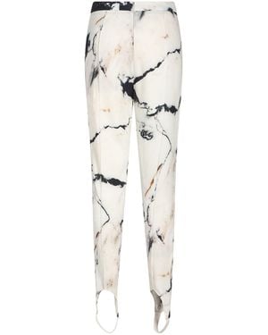 Roberto Cavalli Pants Viscose, Elastane - White