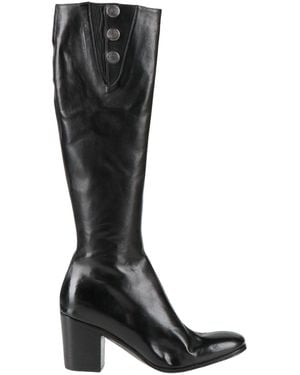 Alberto Fasciani Boot Leather - Black