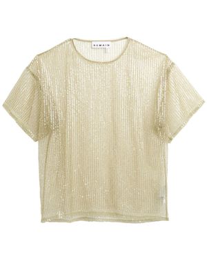 REMAIN Birger Christensen Top - Grigio