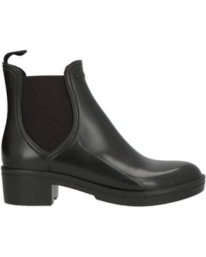 Mackintosh Trinity Lb-1003 Dark Ankle Boots Synthetic Material - Black