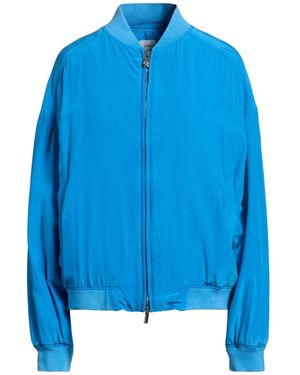 Versace Azure Jacket Silk - Blue