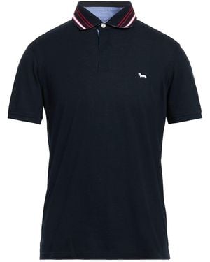 Harmont & Blaine Midnight Polo Shirt Cotton - Blue