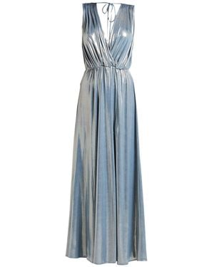 Rebel Queen Sky Maxi Dress Polyester, Elastane - Blue