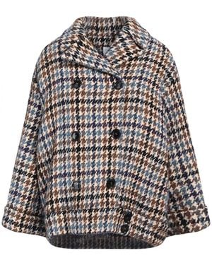 Stella Jean Mantel - Grau