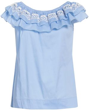 MILVA MI Top Cotton, Elastane - Blue