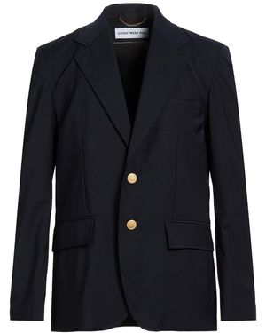 Department 5 Blazer Polyester, Wool, Rubber - Blue