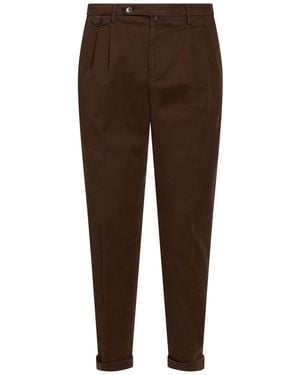 Briglia 1949 Trousers Modal, Cotton, Elastane - Brown