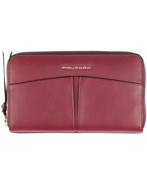 Piquadro Billetera - Rojo