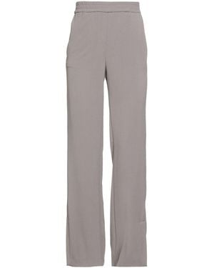 Kaos Taupe Trousers Polyester, Viscose, Elastane - Grey