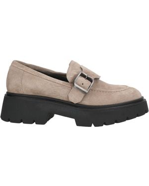 Janet & Janet Loafers Leather - Gray