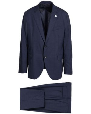 Lardini Suit Wool - Blue