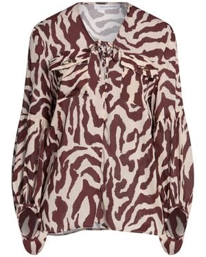 SIMONA CORSELLINI Top - Marrone