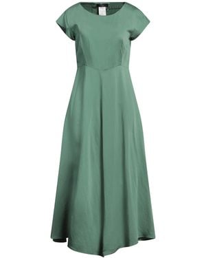 Weekend by Maxmara Midi Dress Viscose, Linen, Cotton - Green