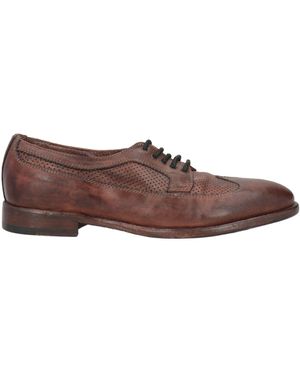 CAVALLACCIO Dark Lace-Up Shoes Leather - Brown