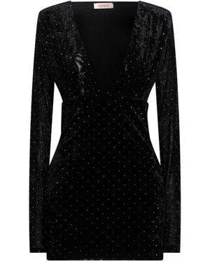 Kontatto Mini Dress Viscose, Elastane - Black