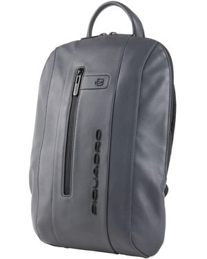 Piquadro Backpack Cow Leather - Gray