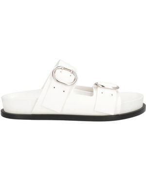Jil Sander Sandals Leather - White