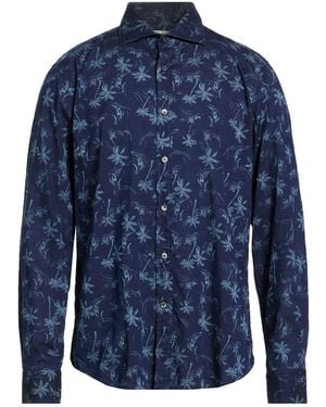 Ghirardelli Washed Shirt Cotton - Blue
