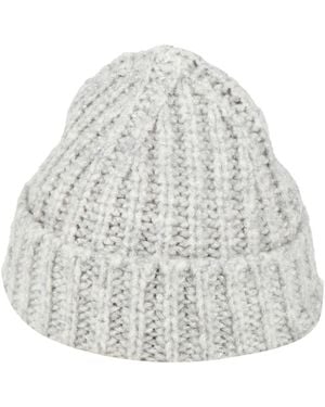 Anna Molinari Light Hat Wool, Metal Fiber, Polyamide - White