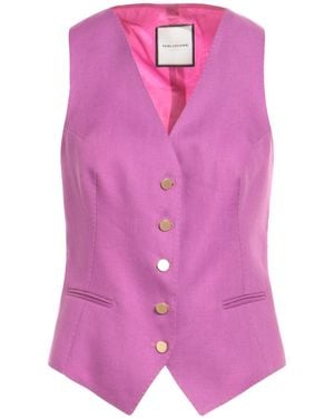 Tagliatore 0205 Tailored Vest - Pink