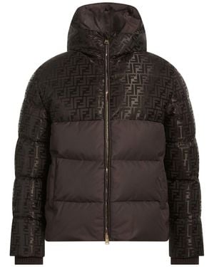 Fendi Dark Puffer Cotton, Polyamide - Black