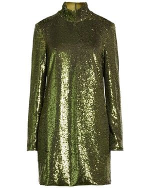 MEIMEIJ Mini Dress Polyester, Acetate, Elastane - Green