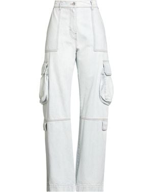 MSGM Jeans Cotton - White