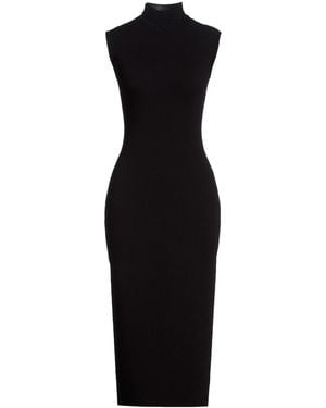 ViCOLO Midi Dress Viscose, Polyester - Black