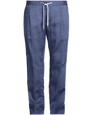 PT Torino Pants Linen - Blue