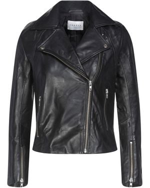 Sandro Jacket Lambskin - Black